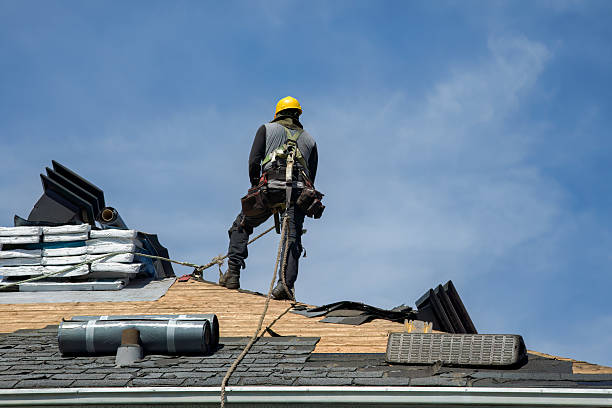 Professional Metal Roofing technician working in Lawsonville, NC